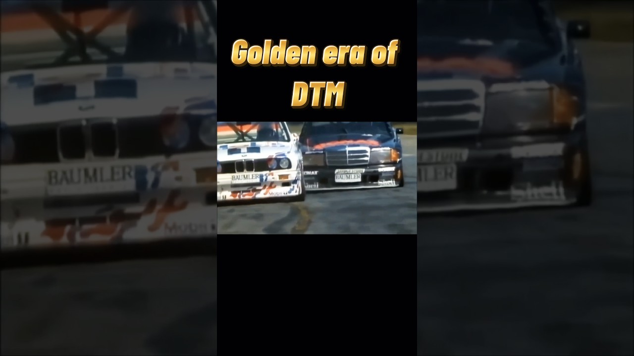 DTM golden era.. Mercedes 190E 2.5 BMW m3 