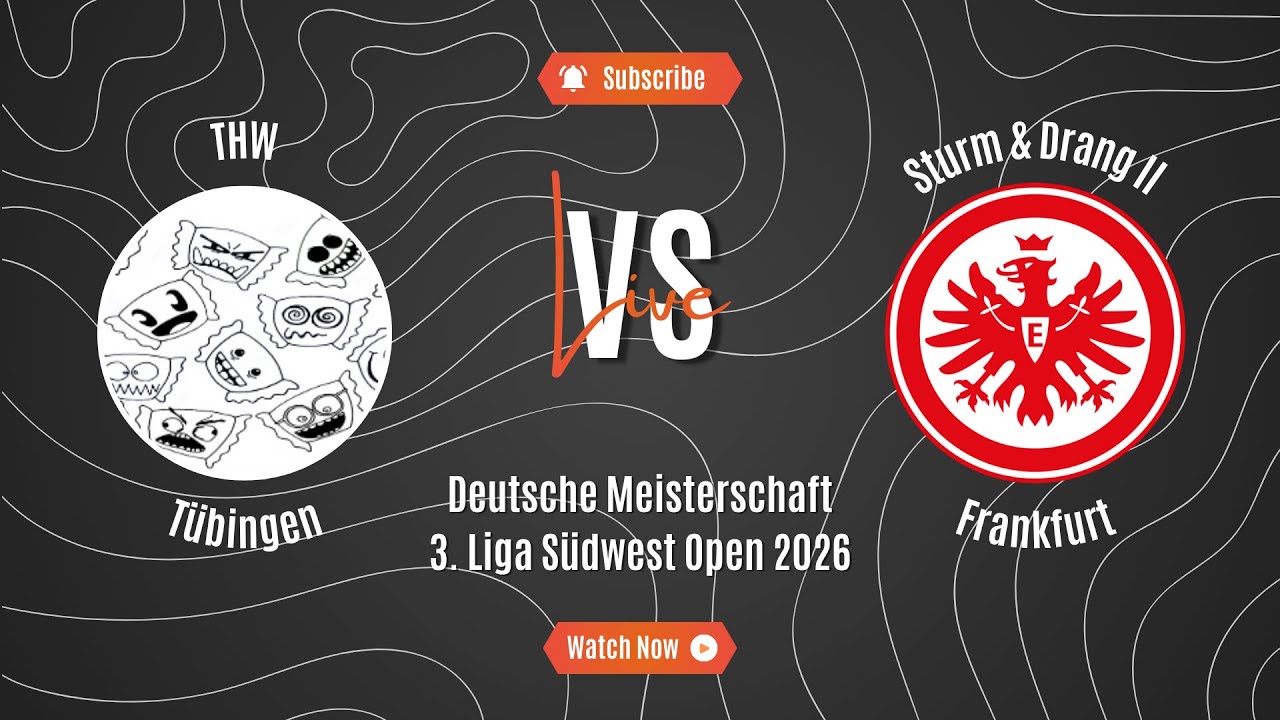 THW vs. Sturm & Drang II | Open 3.Liga Südwest Indoor 2026 