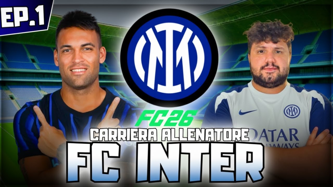 🔥 FC 26 CARRIERA ALLENATORE INTER | EP.1 – SI PARTE! 🔵⚫