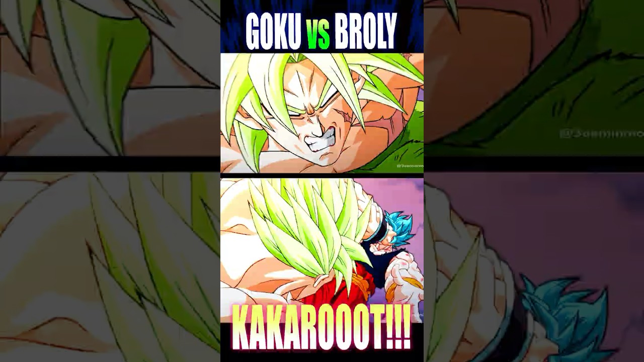 GOKU SSJ BLUE vs BROLY | #broly #goku #ssjblue