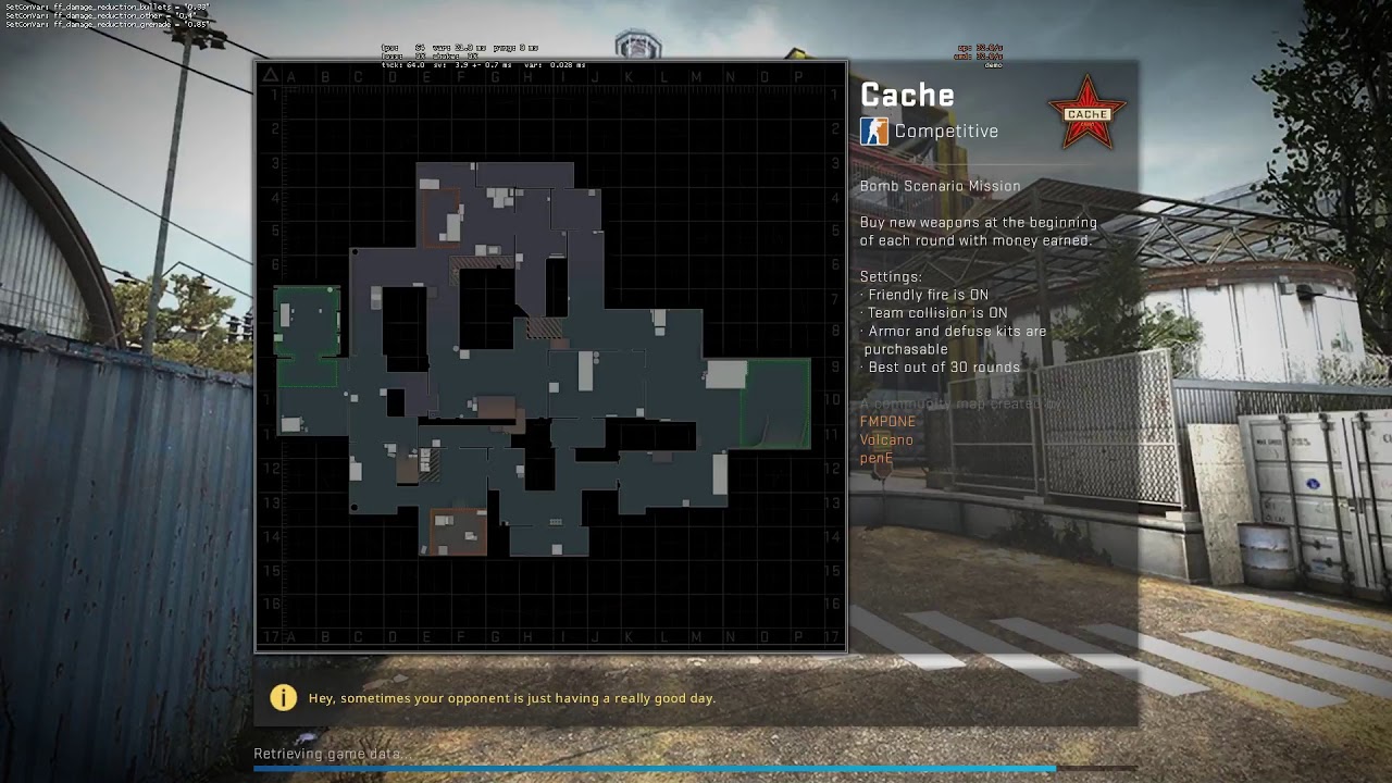 Non stop rushing in Cache Competitive