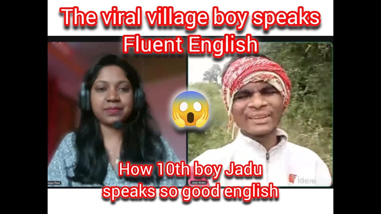 How a Village Boy speaks fluent English || #englishspeakingpractice