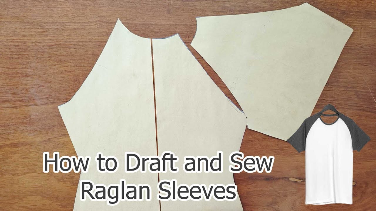 👕Как сшить футболку с рукавами реглан