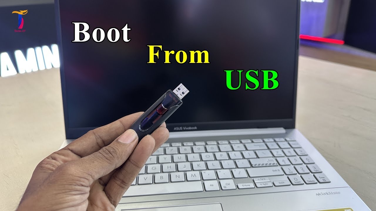 How to Boot from USB Drive Asus vivobook Laptop