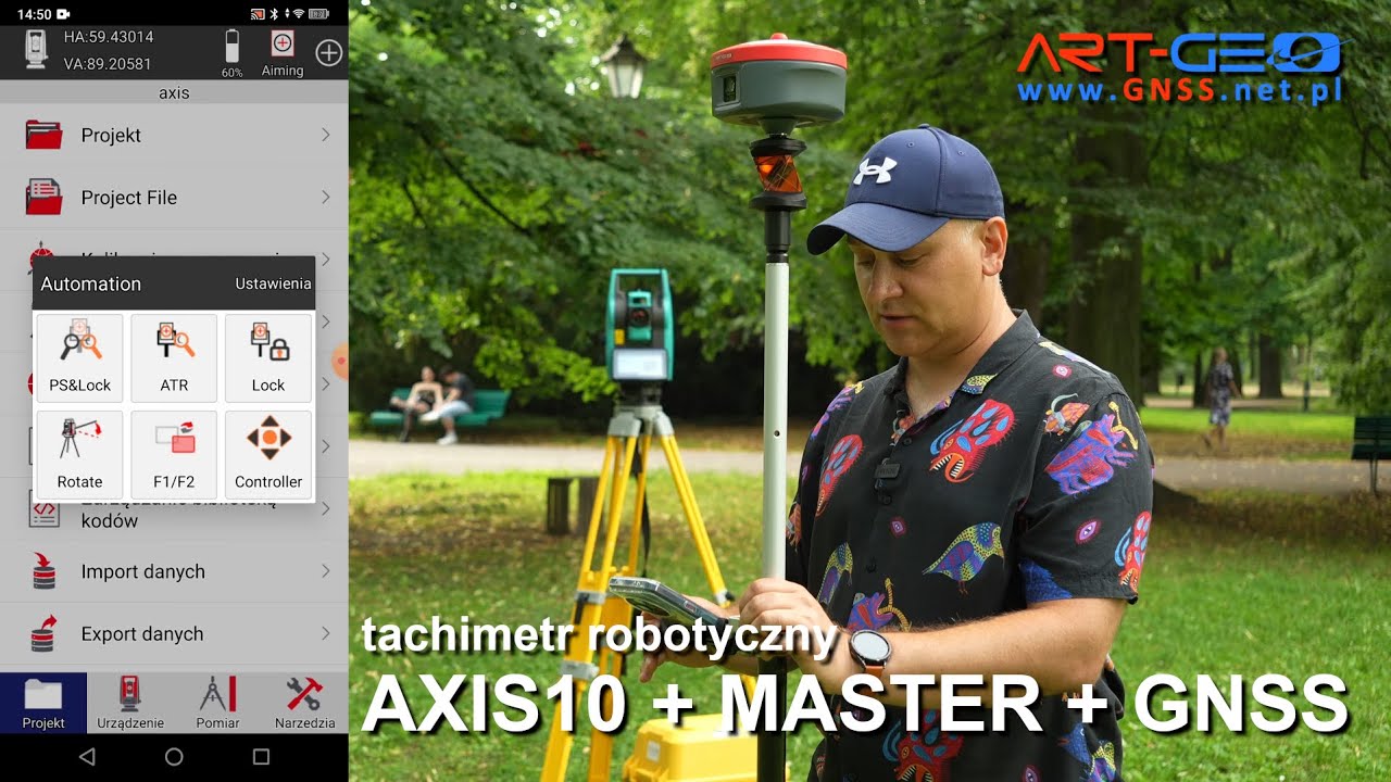 Tachimetr robotyczny AXIS10 z nowymi funkcjami + integracja z programem Art-Geo Master!
