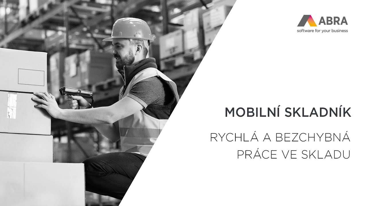 Mobilní skladník: rychlá a bezchybná práce ve skladu