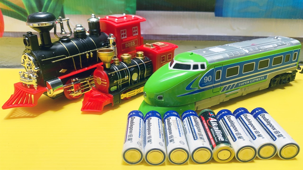 ASMR Train Toys Unboxing Steam Locomotive & High Speed Train | Super Satisfying No Talking