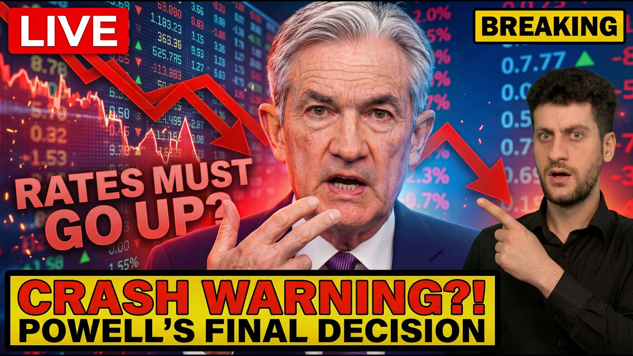 🚨 LIVE: Jerome Powell Harvard Speech | Rate Hike Coming? Crash Warning?! Markets React