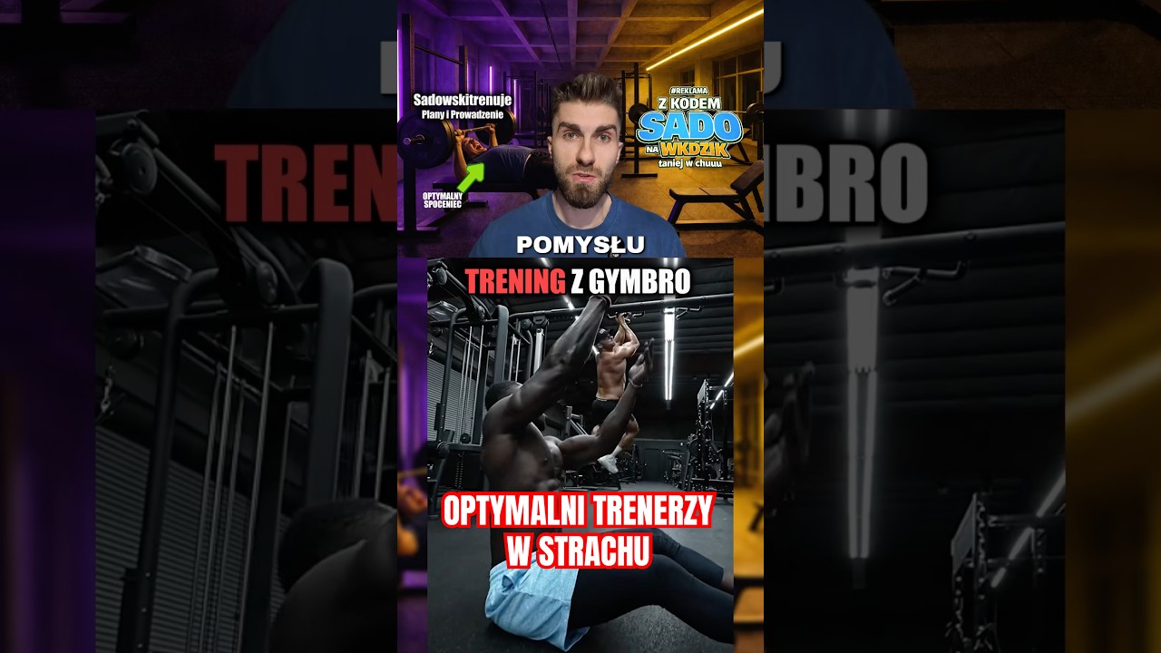 Optymalni trenerzy w strachu optymalności 😆 Sadowskitrenuje.pl - Plany i Prowadzenie