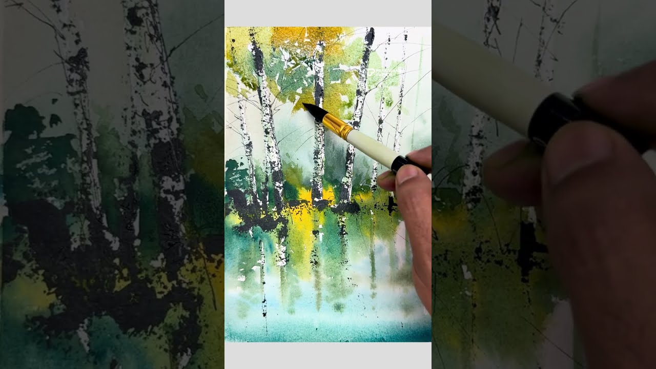 Watercolor secrets for beginners | A  different method of watercolor painting 