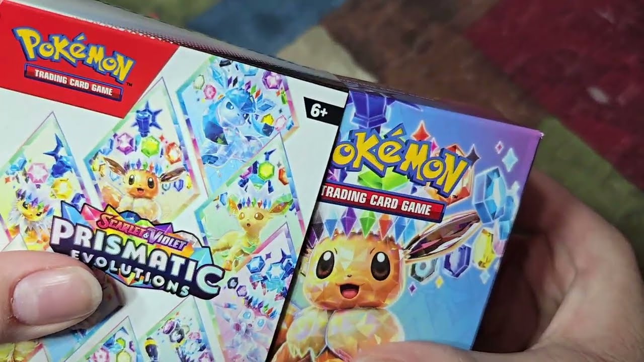 Набор бустеров Destined Rivals против набора бустеров Prismatic Evolutions