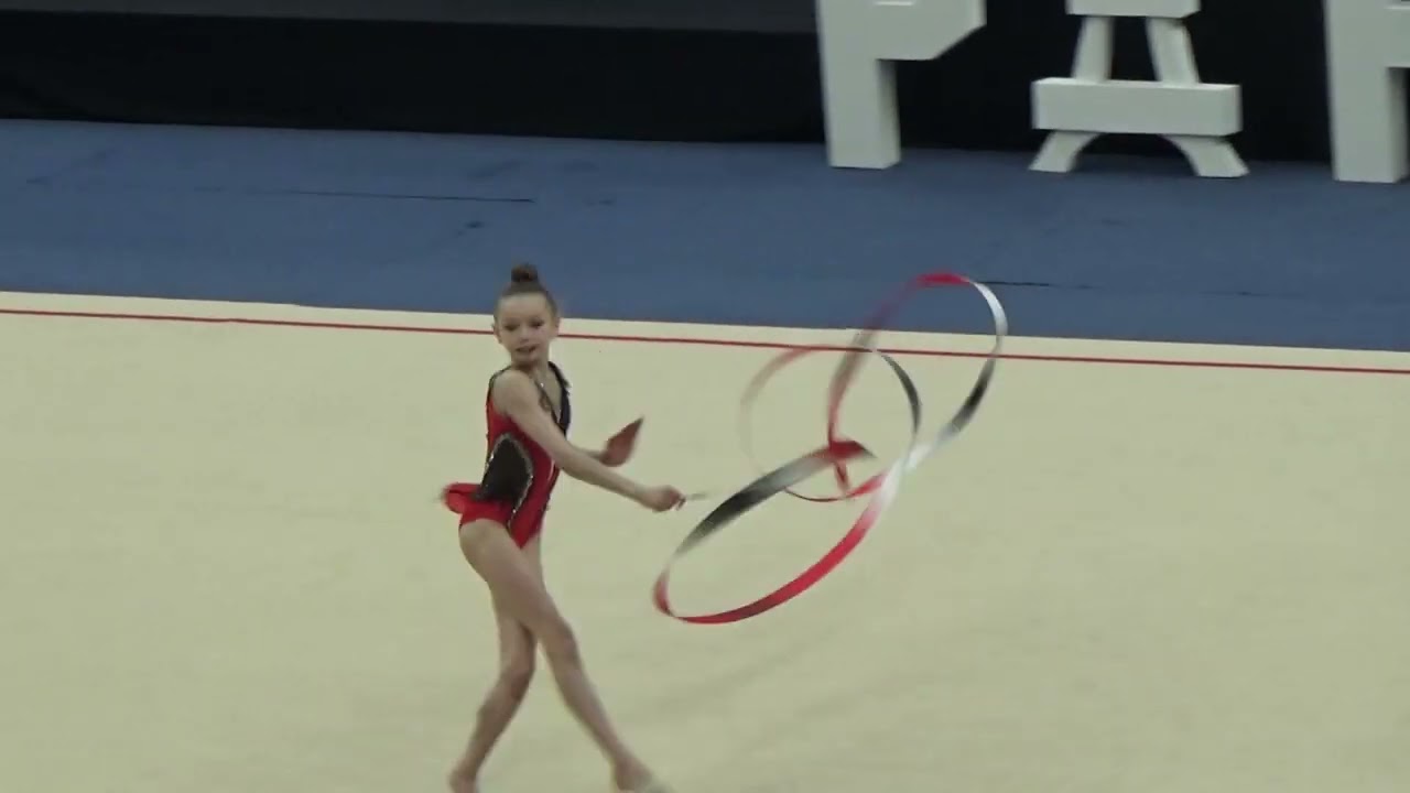 Enaella LEZINEAU ruban - 2025 Championnats de France Juniors 13ans