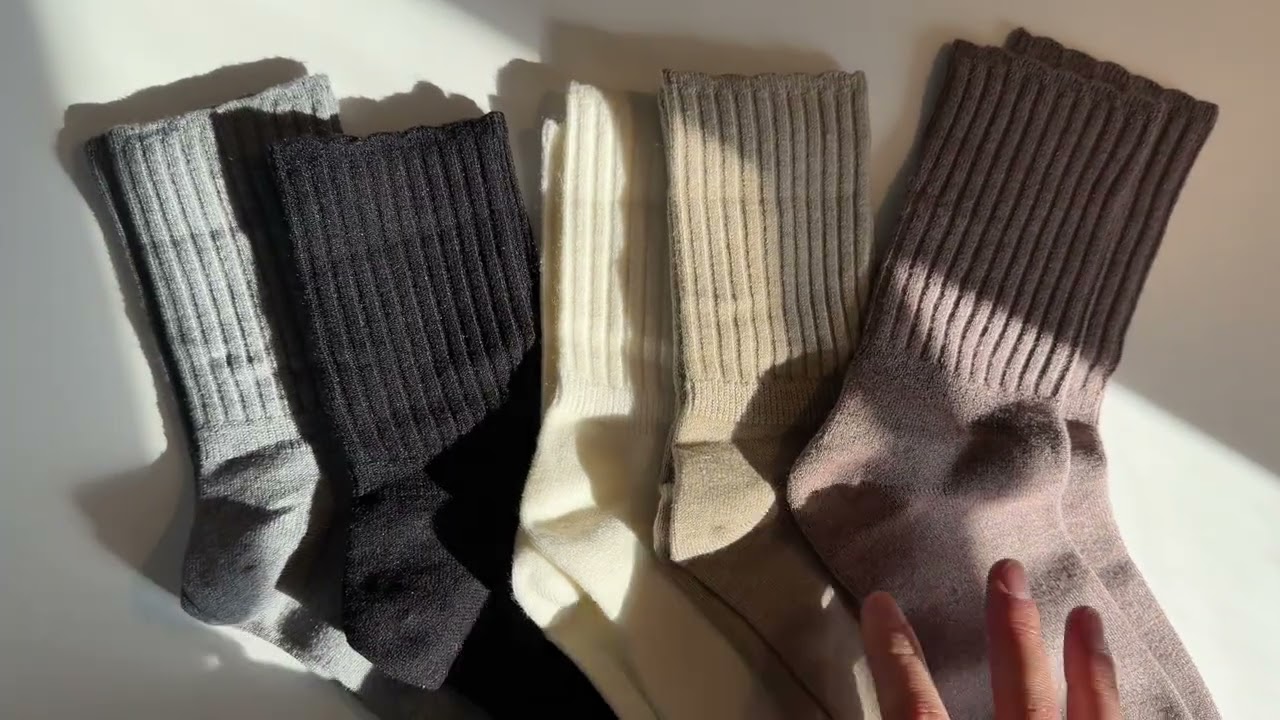 Watch before buying - honest review of these cashmere crew socks!