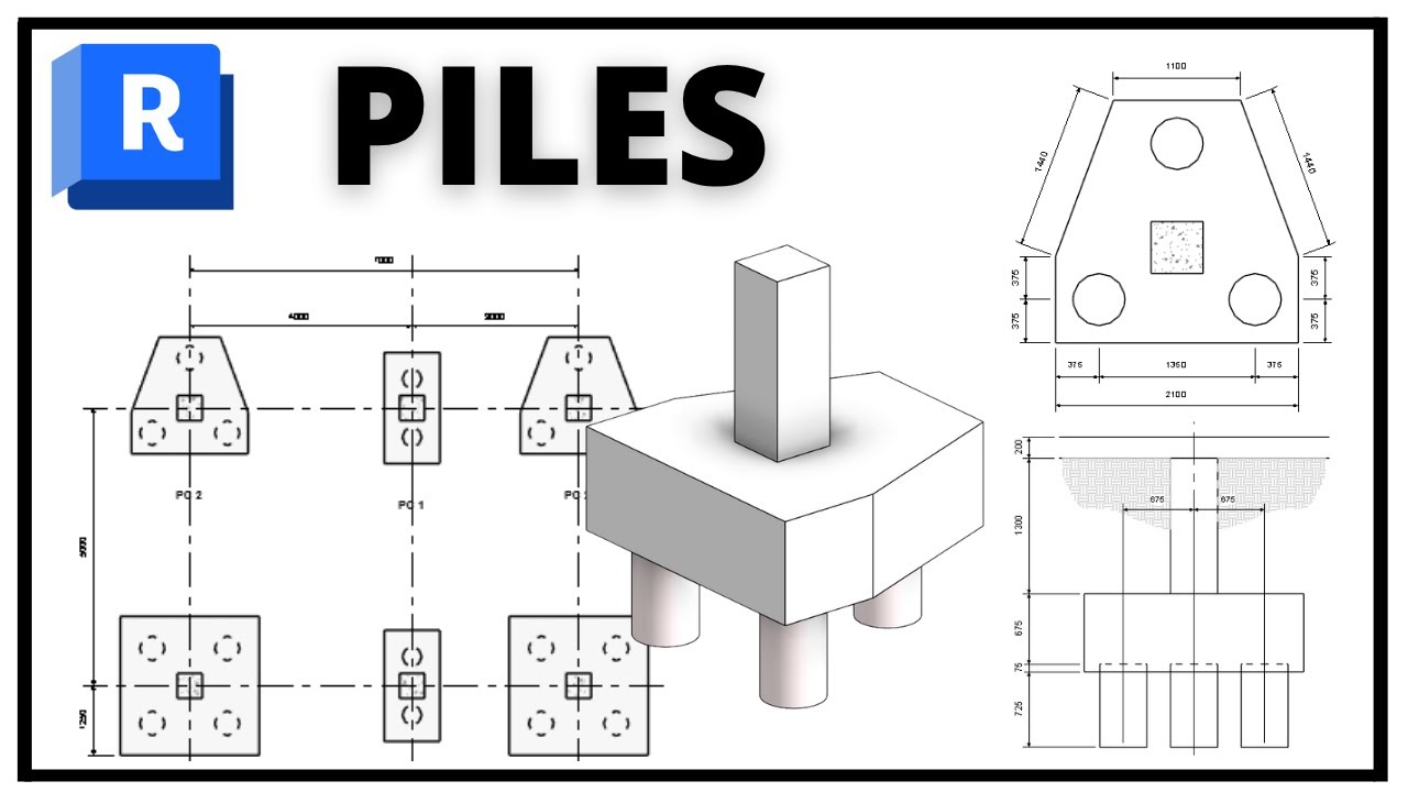 HOW TO DETAIL PILE FOUNDATIONS IN REVIT STRUCTURE