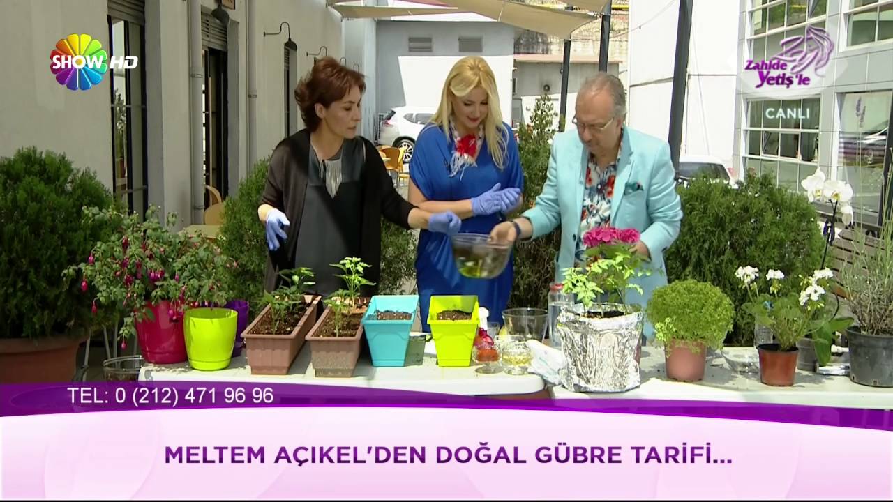Meltem Açıkel'den doğal gübre tarifi!