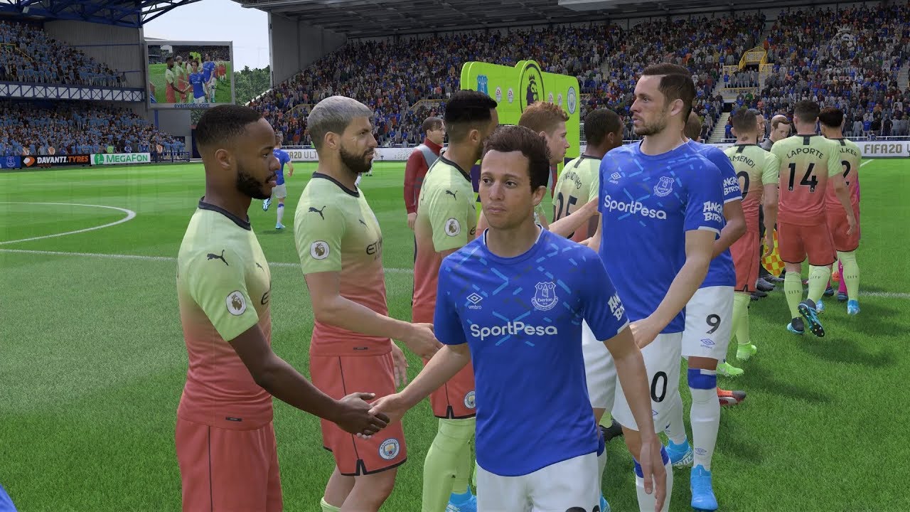 FIFA 20 | Everton vs Manchester City - Goodison Park (Full Gameplay)