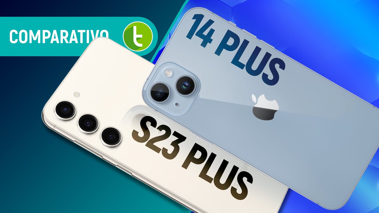 GALAXY S23 PLUS vs IPHONE 14 PLUS: qual o MELHOR na DISPUTA entre VARIANTES do MEIO? | Comparativo
