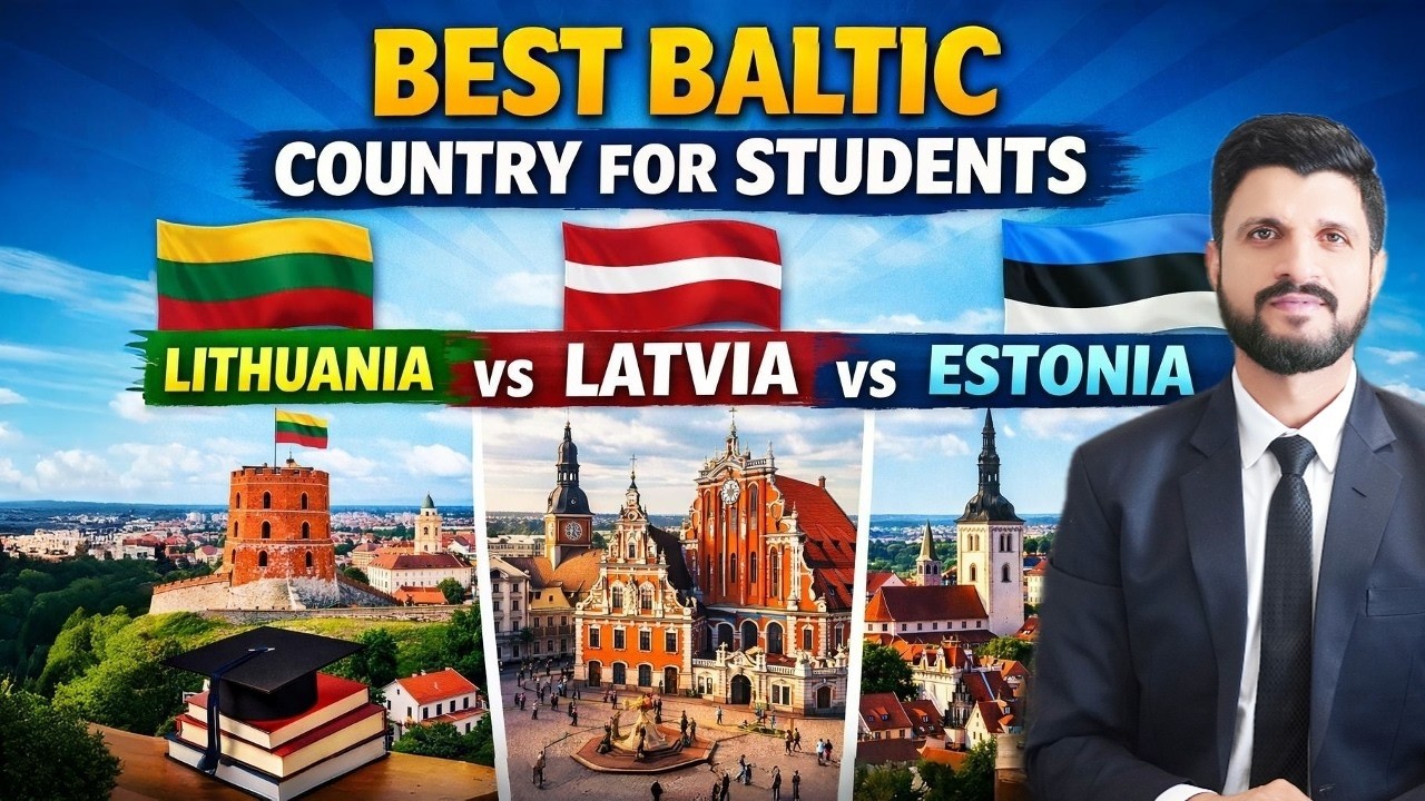 Study In Latvia vs Lithuania vs Estonia | Study In Baltic Countries Explained | Crown Immigration