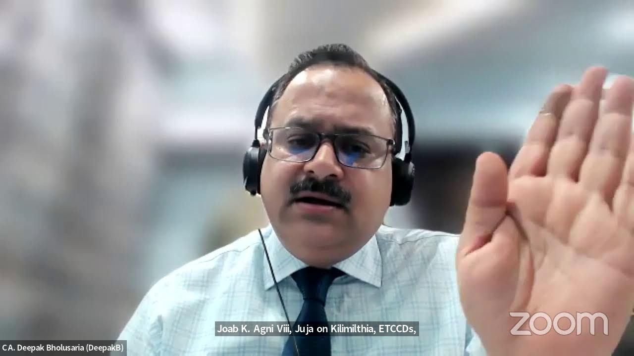 Webinar on Changes in ITR Forms by  CA. Deepak Bholusaria