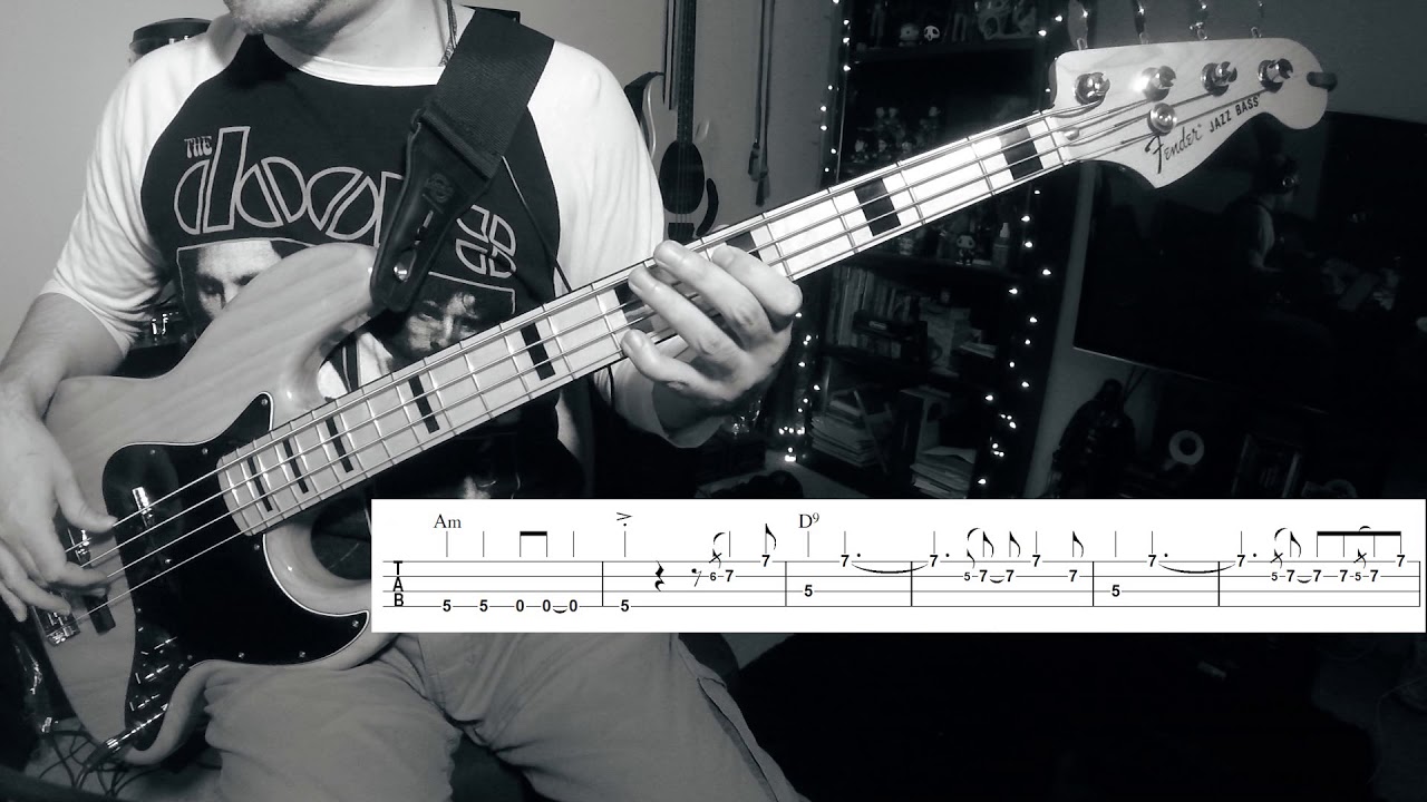 Love Her Madly Bass Cover with Tab-Fender 70s Jazz Bass