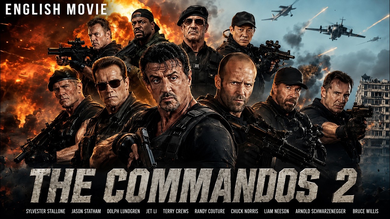 Jason Statham In THE COMMANDOS 2 | Stallone, Arnold, Jet Li on a Death Mission |English Action Movie