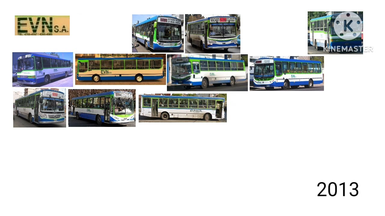 evolución linea 257 582 evnsa 2000-2026 historia