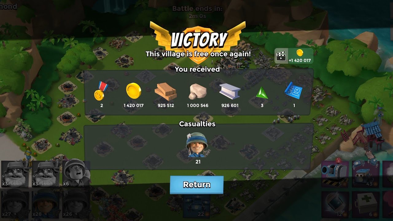 What 204% Resource Reward Boom Beach 