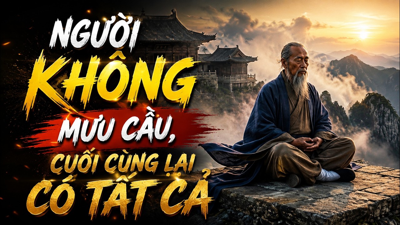 Cổ Nhân Dạy: Vì Sao Người Không Mưu Cầu, Cuối Cùng Lại Có Tất Cả ? | Nguyễn Ngọc Ngạn