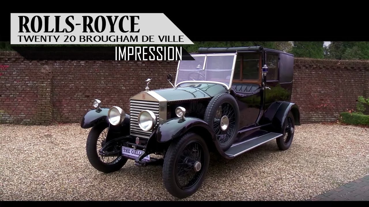 ROLLS-ROYCE 20 BROUGHAM DE VILLE - Thrupp & Maberly coachwork 1926 - Small test drive | SCC TV