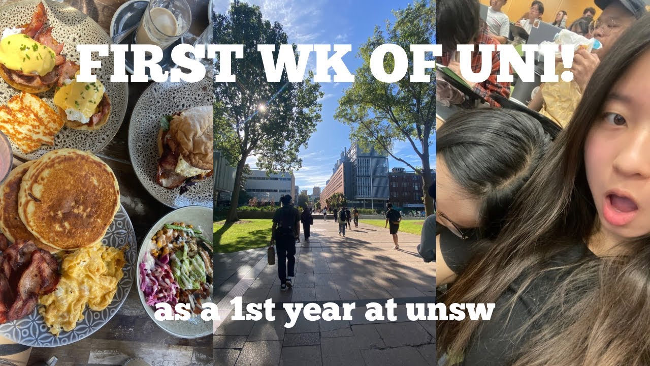 FIRST EVER WK OF UNI !! | 1st year unsw compsci/math
