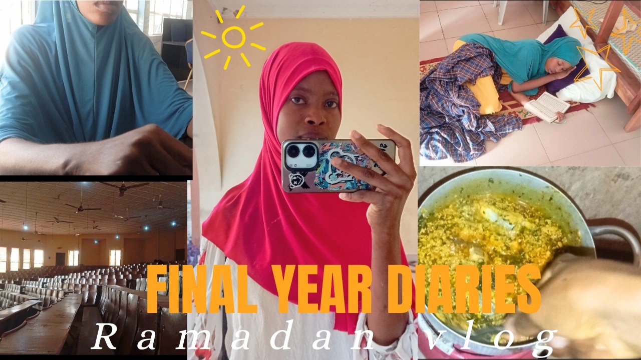Final Year diaries EP04| Ramadan in school| Fasting & Getting my life together (barely) 😔🩷🌷 #vlog