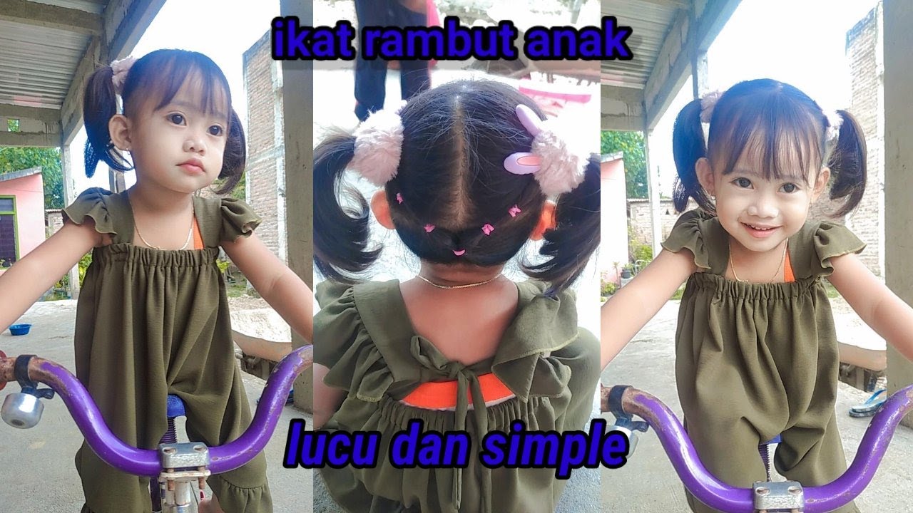 ikat rambut anak lucu dan mudah,