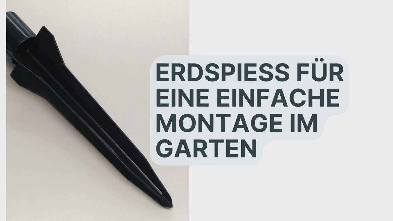 MeLiTec Solar Gartenleuchte SO48-1 mit Bewegungsmelder, schwarz