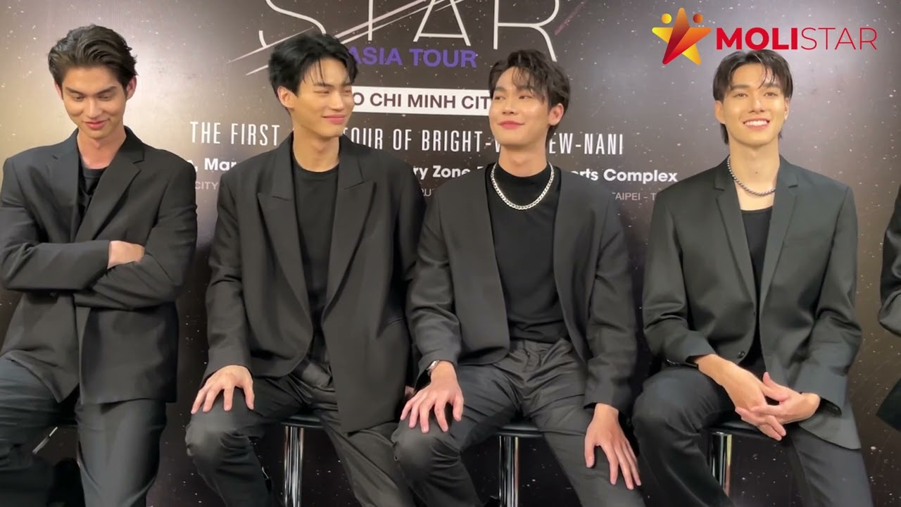 Win Metawin muốn đi Cầu Vàng Đà Nẵng, Bright nói I Love You với fans Việt | Moli Star