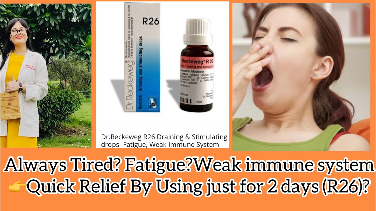 How To Increase immunity Fast ? Weakness, Fatigue Best Homeopathic Medicine | R26 German Drops |