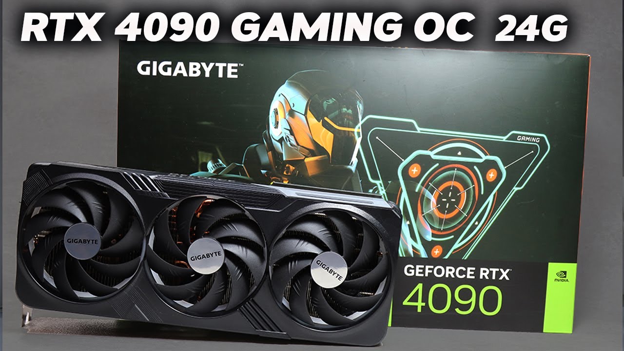GIGABYTE RTX 4090 GAMING OC 24G UNBOX INSTALL TEST