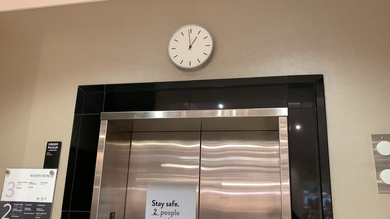 (Now closed) Schindler 400A MRL Traction Elevator @ Nordstrom, South Shore Plaza, Braintree MA.