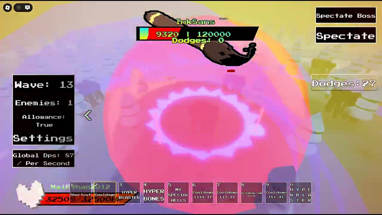 Advanced Soul Ops Boss Rush hyper dust showcase (he's totally balanced)