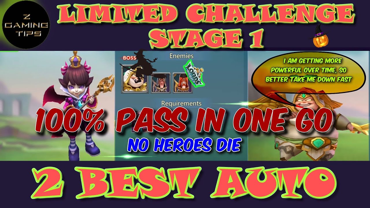 Petite Devil Limited Challenge Stage 1 - Trick vs Trick (2 Best Auto Teams) Part 1 | Lords Mobile