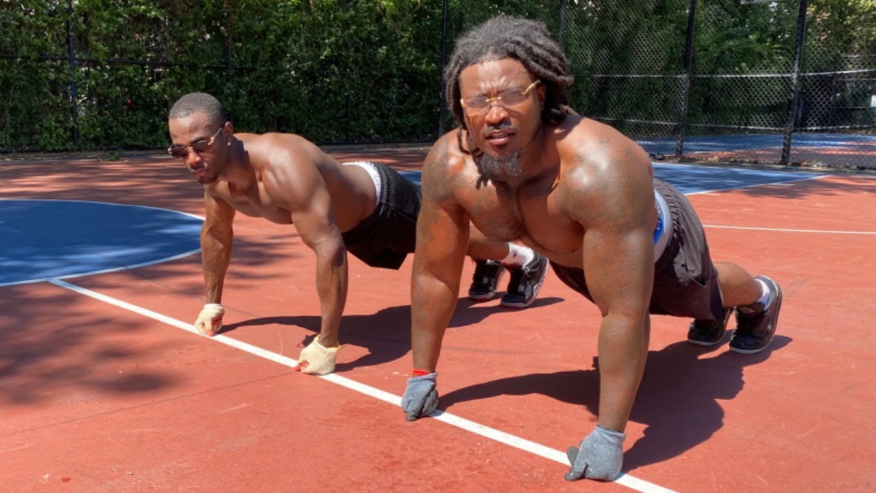 500 knuckle push ups and 500 squats in 30 minutes challenge | That's Good Money