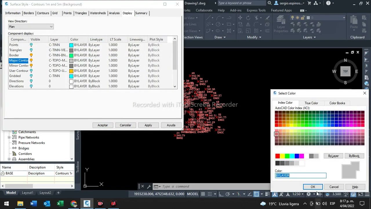 CALCULO DE VOLUMENES CIVIL 3D distintos metodos