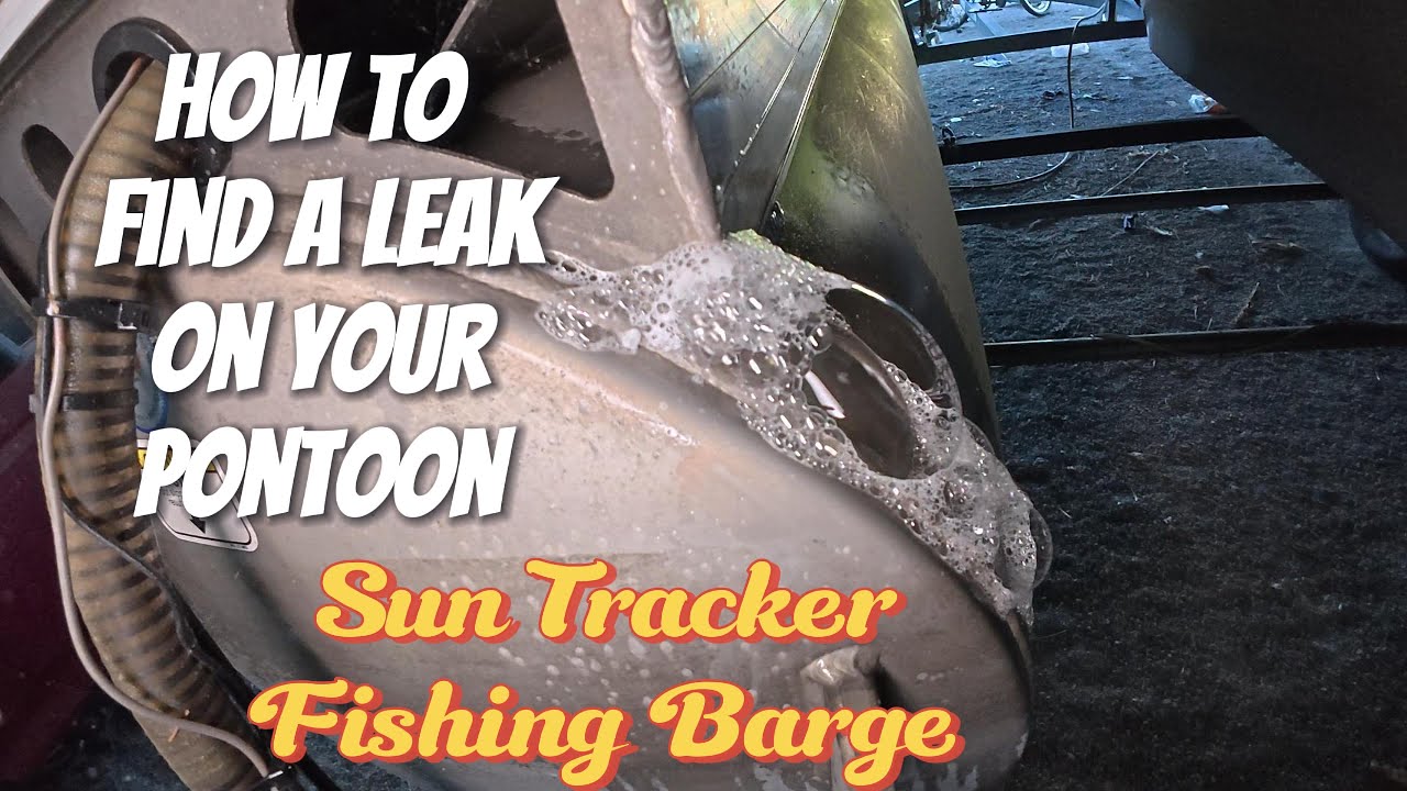 How to Find A Leak on Your Pontoon Sun Tracker fishing barge/party barge #suntracker #fishingbarge