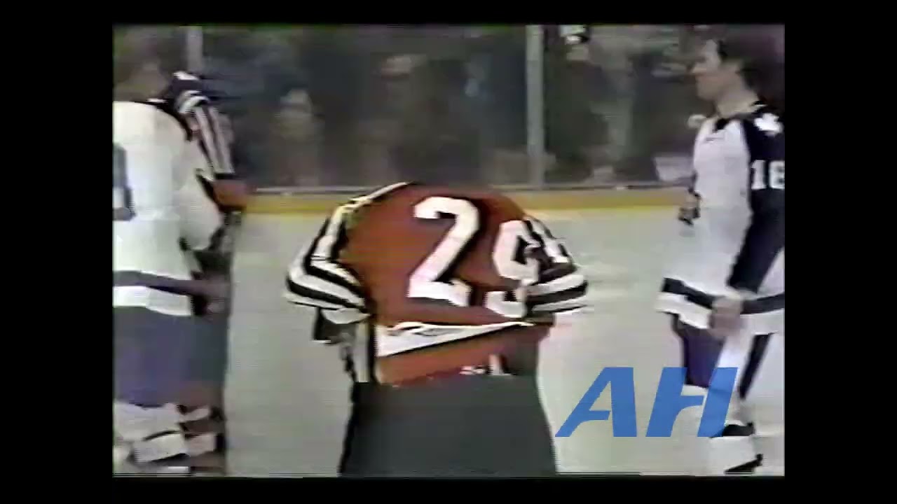 NHL Apr. 15, 1976 Toronto Maple Leafs v Phialdelphia Flyers (melee) Borje Salming v Mel Bridgman