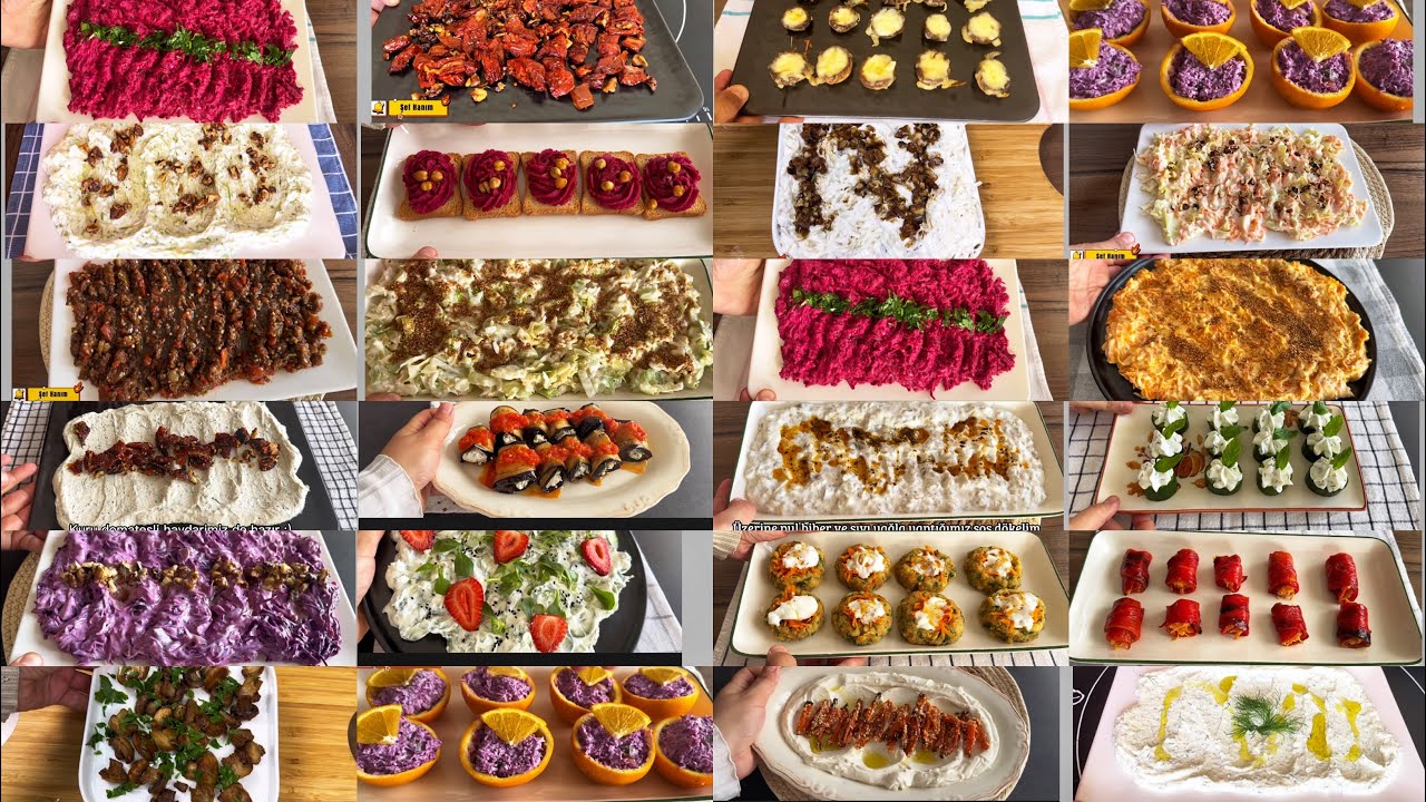 24 ВИДА РЕЦЕПТОВ ЗАКУСОК🤩. ВКУСНЫЕ И ПРАКТИЧЕСКИЕ ВИДЫ ЗАКУСОК/Как приготовить закуски?