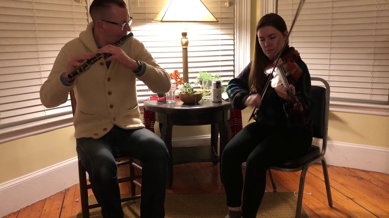 The Flax in Bloom/The Blackthorn Stick | Will Woodson & Caitlin Finley, Irish Flute and Fiddle