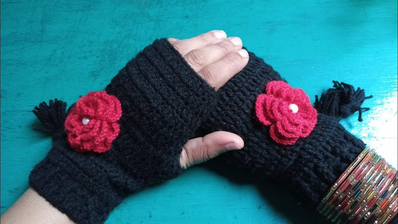 easy and sampal crochet  work with flower pattern for beginners
