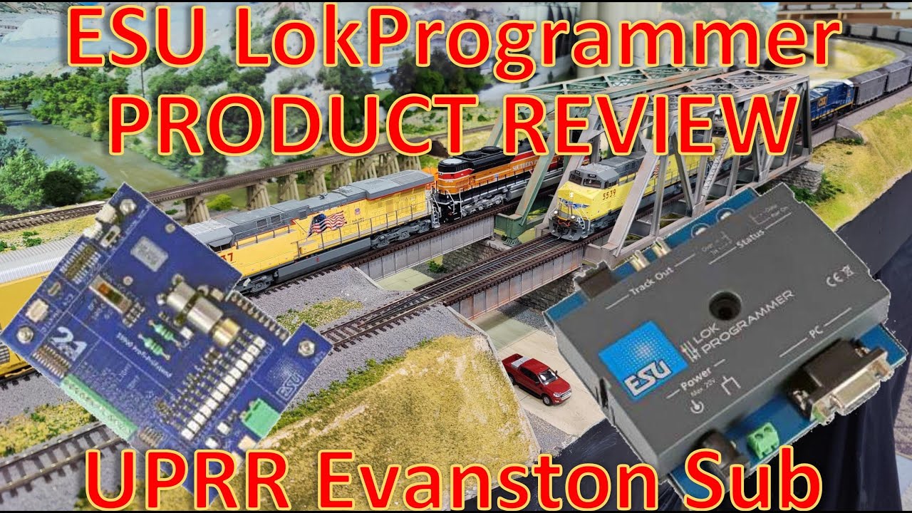 PRODUCT REVIEW - ESU LokProgrammer & Decoder Tester -UPRR Evanston Sub - Large HO Scale Train Layout