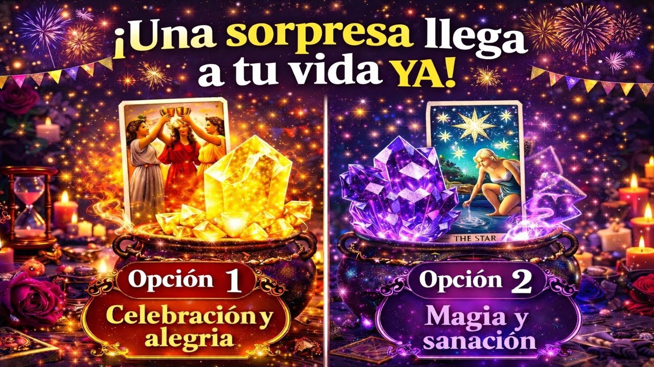 💫UNA SORPRESA LLEGA A TU VIDA. TAROT INTERACTIVO.🔮ELIGE 1 O 2.