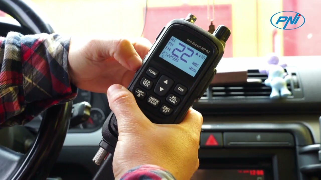 PNI Escort HP 92 Multi Standard Portable CB Radio Station German Subtitle