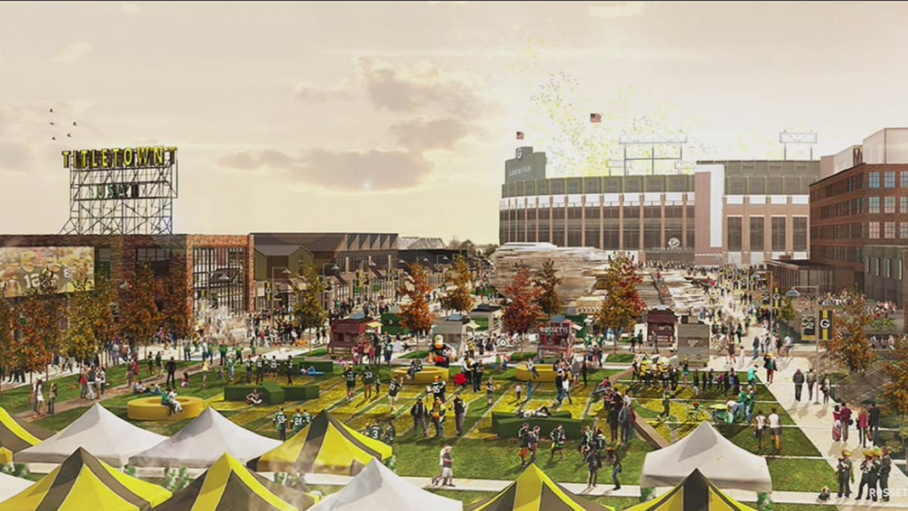Packers announce 'Titletown District' featuring public park, Kohler hotel, Hinterland Brewery